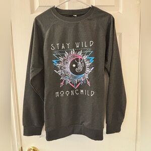 Stay Wild Moonchild Graphic Sweatshirt